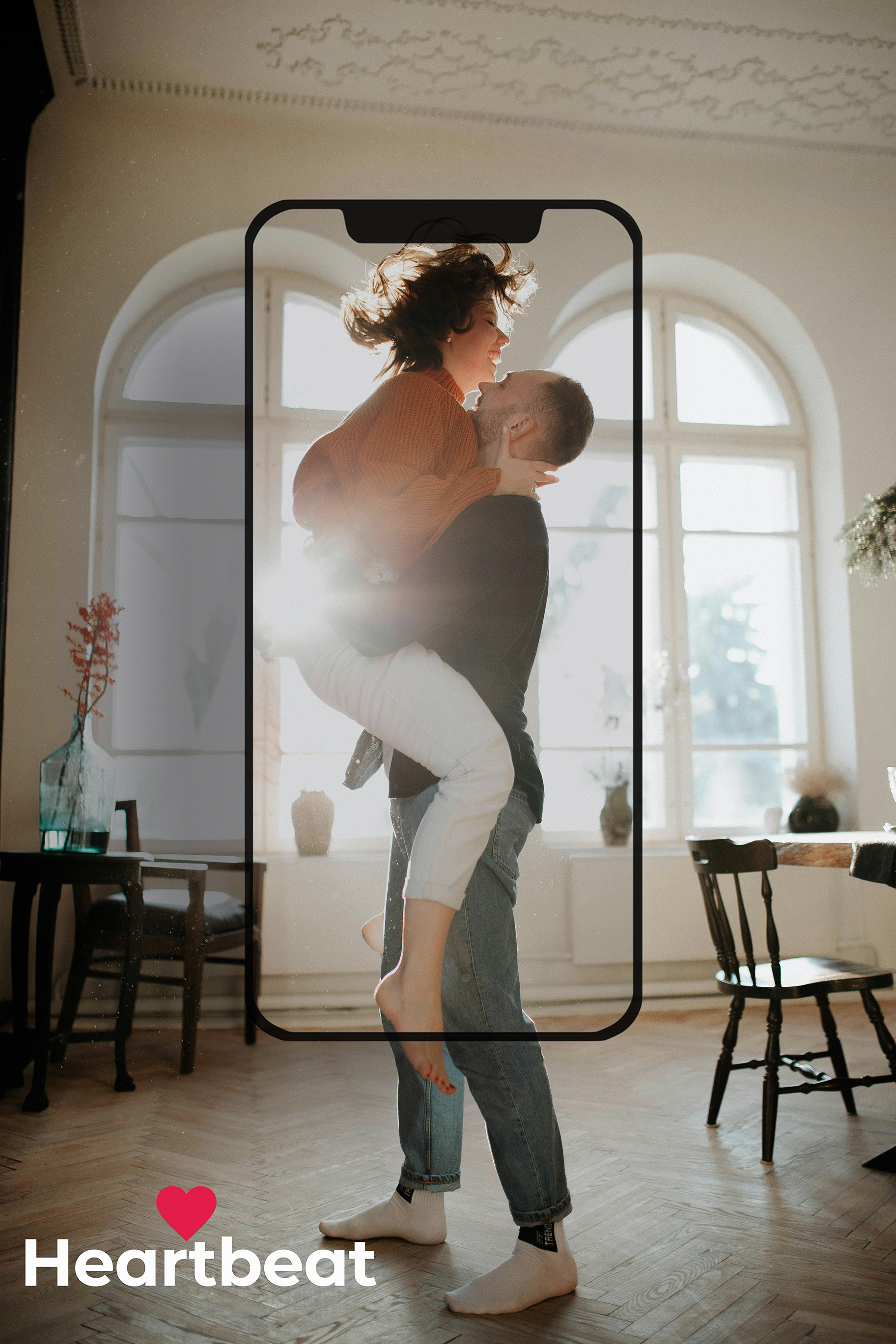 Couple celebrating
